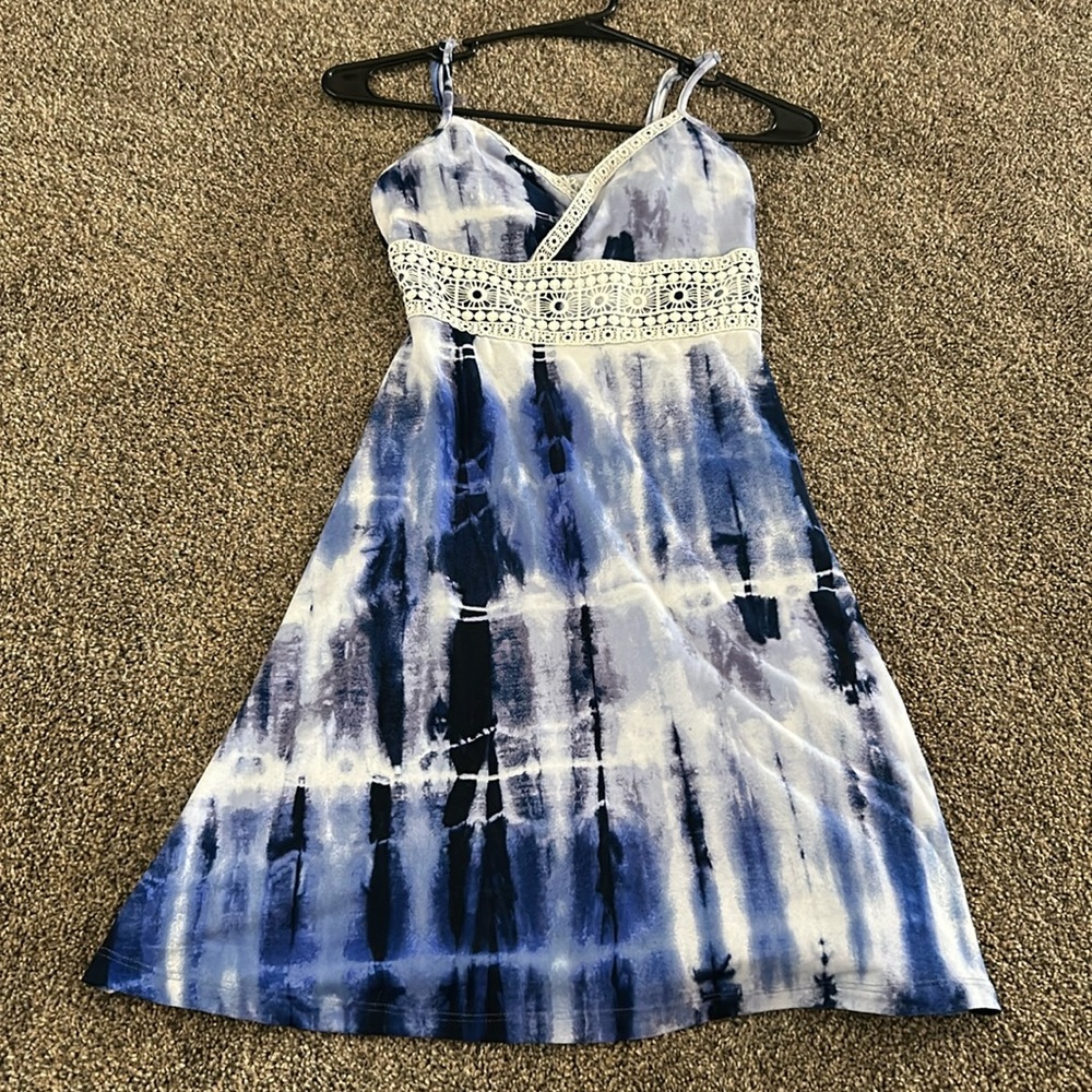 Purple strapped dress in size XS